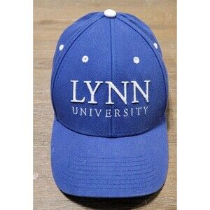 VINTAGE Lynn University Fighting Knights Hat The Game Blue Cap W White Letters